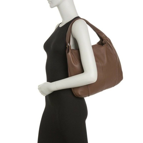 NWT Hobo Alannis Acorn Leather Shoulder Bag - Picture 3 of 12